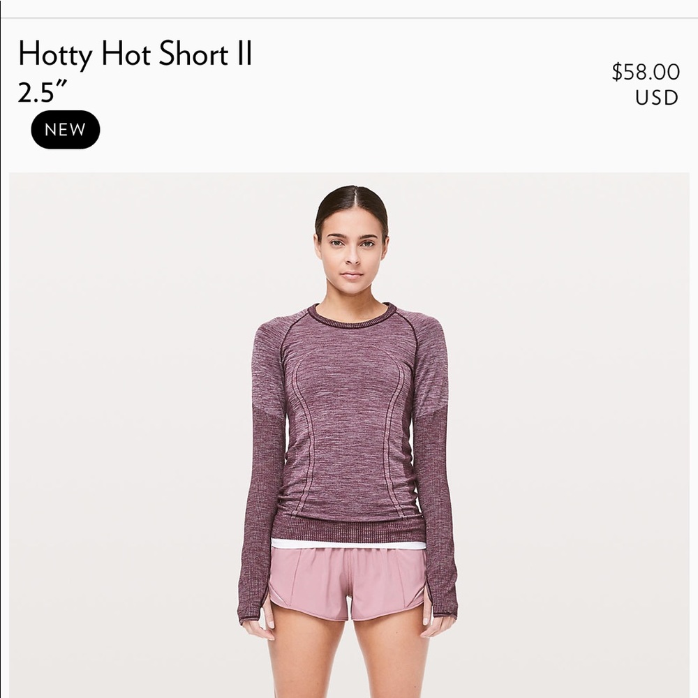 Hotty Hot Shorts II 2.5 is Spanish Rose